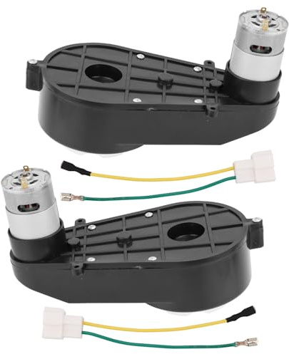 2pz Cambio Auto per Bambini, 24V-RS555 Giocattolo Auto Cambio Motore Aggiornamento Cambio Motore Ad Alta Velocità per Bambini Cavalcano Giocattoli Auto