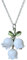 Sterling Silver 925 White Lampwork Lily of The Valley Necklace