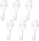 XPEX 6 Pezzi Ganci Magnetici,Ganci Magnetici Neri Extra Forti Per Cucina,Gadget,Camera Da Letto,Armadietti,Ufficio,Frigoriferi,Appendere Luci Decorative,Barbecue,Attrezzi Da Giardino