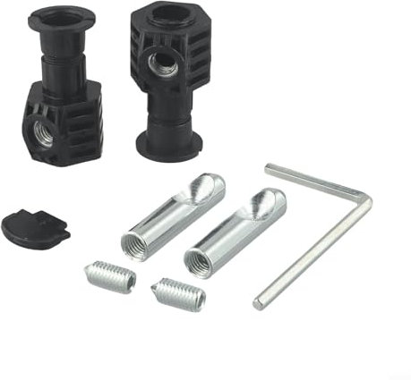 Zeroupshop Toilet Fixing Kit Fixing Bolts Kits For Wall Hung Toilets, Plated Fixing Bolts Kits For Wall Mounting Toilets(Black)