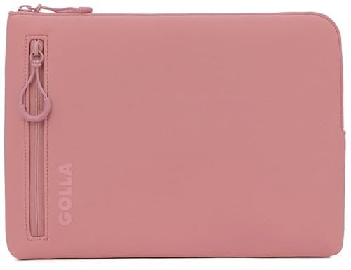 Golla Laptop Tasche/Wasserdichter Laptop Sleeve aus Neopren/Für MacBook, Asus und weitere Notebooks/Elegante Laptophülle/Reißverschluss mit Neoprenmantel / 14 Zoll/Dirty Pink