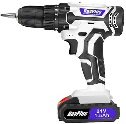 Cordless Power Drill, 3 in1 Electric Power Drill Set，25+1 Torque Setting,1.5mAh Batteries and Quick Charger，45Nm Torque max, 29 Accessories, 2-Speed, for Furniture Assembly and Industrial Maintenance