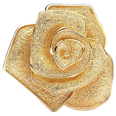 LaMenars Rose in Bloom Oversized Charm pour Bracelets en Argent Sterling 925 pour Femme Mother's Day Birthday Anniversary Jewelry for Wife