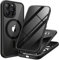 BERFY Magnetic for iPhone 14 Pro Max Case, Compatible with MagSafe, Built-in Privacy Screen Protector and Upgraded Camera Protection, Anti-Spy Full Body Shockproof Phone Case for 14 Pro Max 6.7,Black