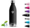 Borraccia Termica, Borraccia 1 litro, Senza BPA, Borraccia Acciaio Inox, Senza Perdite, Borracce Termiche, Isolato Sottovuoto, Borraccia Metallo, Facile da Trasportare, per Sport, Campeggio, Fitness