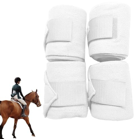 Bandages pour Jambes de Cheval : enveloppements pour Jambes de canapé 98 Pouces, Bottes de Soutien équestre, équipement d'entraînement Protecteur | Fournitures de Bandages pour cam