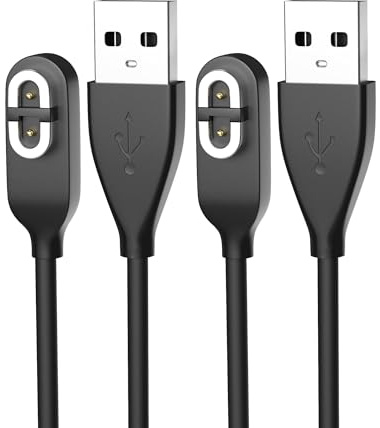 Bicmice 2 Pack for Shokz Charging Cable 3.3FT USB Magnetic Charger Cord for SHOKZ OpenRun/OpenRun Pro/OpenRun Mini/OpenRun Pro Mini/OpenComm/OpenComm 2/AfterShokz Aeropex Bone Conduction Headphone