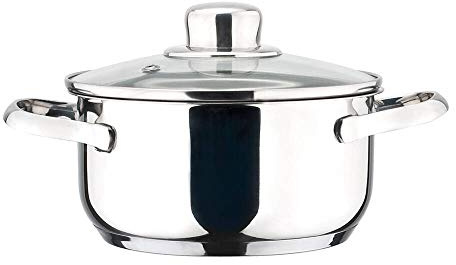 Magefesa DUX – La Familia de Productos Magefesa DUX está Fabricada en Acero Inoxidable 18/10, Compatible con Todo Tipo de Fuego. Fácil Limpieza y Apta lavavajillas. (CACEROLA, 24_cm)