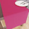 Encasa XO Table Runner Größe 32x150 cm | Baumwoll -Leinwand Stoff | Hot Pink Solid Color | Waschbarer und dauerhaft