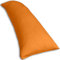 Traumreiter Seitenschläferkissen Visco Gel Professional mit Bezug Baumwolle Orange, Schwangerschaftskissen, Gel Stillkissen XXL langes Body Pillow Kissen Komfortkissen