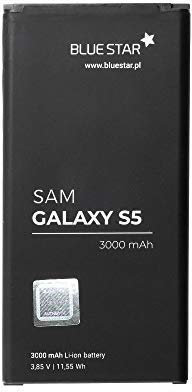 Bluestar Akku Ersatz kompatibel mit Samsung Galaxy S5 3000 mAh SM-G900 Austausch Batterie Accu EB-BG900BBC