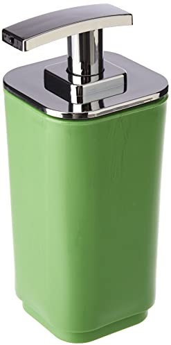 Gedy Seventy Dispensador de jabón, Resinas termoplásticas, Verde, 6,5 x 7,1 x 16, 100% Italia