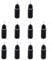 T Tulead Black Tip Applicator Metal Needle Plastic Bottle 10ml Precision Tip Applicator Bottles Pack of 10
