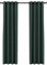 vidaXL 2X Vorhang Verdunkelung mit Ösen Leinenoptik Verdunkelungsvorhang Kräuselband Thermo Gardine Blickdicht Vorhänge Grün 140x225cm