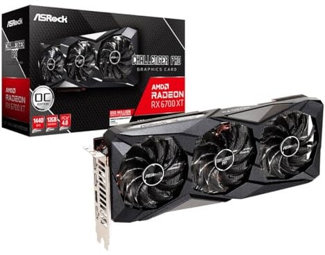ASROCK Challenger Radeon RX 6700 XT Pro 12GB OC AMD 12 Go GDDR6