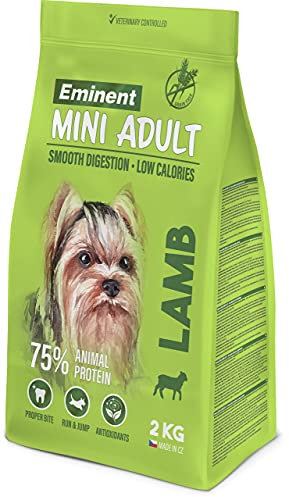 Eminent Mini | Hundefutter mit Lamm | Trockenfutter für Hunde Toy- und Mini- Rassen | Getreidefrei | 1x 2kg