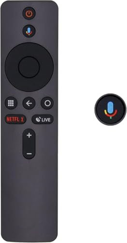 FOXRMT Télécommande de rechange Xiaomi Mi Box S/Mi TV Stick avec Bluetooth et commande vocale (XMRM-006)