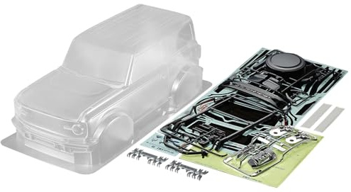 TAMIYA 51687 Car Set Ford Bronco 2021 - RC Model Building, Accessories for Remote Controlled Cars, Replacement Body