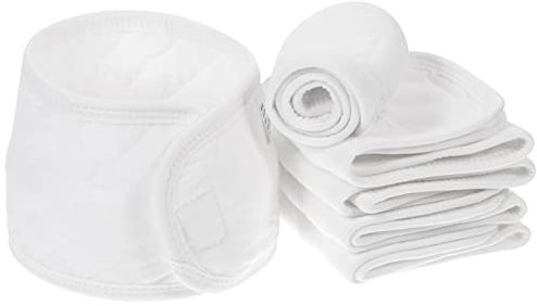 COHEALI Nabelschnurgürtel für Babys: 6 Stück Bauchband für Babys, Hernienpflege, Nabelbandstütze, warmes Neugeborenen-Essential mit atmungsaktiver Bio-Baumwolle für 0–12 Monate