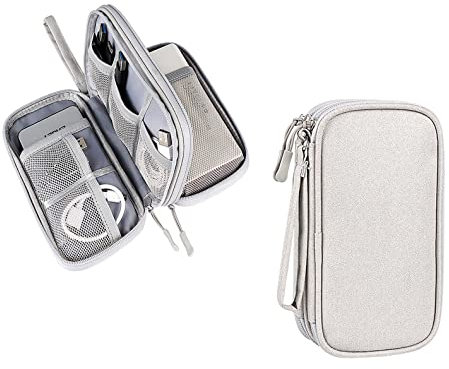 YunZCHENSH Electronics Accessories Organizer Bag Cable Organisers Bag Travel Essentials Portable Double Layers Travel Storage Bag Travel Gadgets Travel Toiletry Bag for Flying
