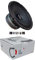 1 KIT SET PER CIARE CME200 mid woofer 20 cm 200 mm 8 da 125 watt rms 250 watt max impedenza 4 ohm portiere sportelli competizioni spl 99,5 db, a coppia + 5 sticker omaggio