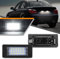 OZ-LAMPE LED Kennzeichenbeleuchtung für B-M-W E82 E88 E90 E91 E92 E93 E39 E60 E61 F07 F10 F11 F18 E84 E25 E70 E71 F15 E1 E2, Kennzeichen mit CAN-Bus,Kennzeichenleuchten LED 2 Stücke, 18* 3528 SMD LED