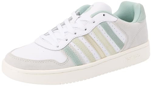 K-Swiss Femme Court Palisades Basket, Blanc, 38 EU