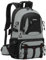Nerlion 40L Wanderrucksack Reiserucksack für Männer Frauen Camping Wasserdicht Outdoor Wandern Tagesrucksack Leichter Rucksack, Hellgrau, 40L, Wanderrucksack