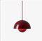 SXYSXYSXY Modern Nordic Hängelampe Nachttisch Pendelleuchte Minimalismus Esszimmerlampe Hängeleuchten Deckenleuchte E27 Für Schlafzimmer Wohnzimmer Ø23*16cm,Rot
