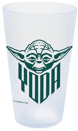 WinCraft Silikon-Pint-Glas, 473 ml, Star Wars EP4 Original Trilogy Yoda