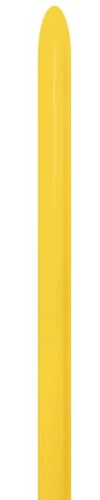 Sempertex dünne Modellierballons Größe 160Q Gelb - Yellow 100 Stück