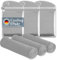 Blumtal Kühlhandtuch 3er Set - kühlendes Handtuch als Sporthandtuch - Mikrofaserhandtuch mit Kühlfunktion - Fitness Handtuch 100x30 cm - Kühltuch Cool Towel mit Tasche - Fitnesshandtuch - Grau