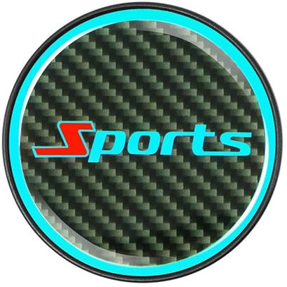 LED Auto Untersetzer, 2 Stück Auto Getränkehalter Untersetzer LED, 7.2cm wasserdichte Nachtlicht-Untersetzer, Universell Universell Automobil Getränkehalter Untersetzer für Auto Zubehor Innenraum