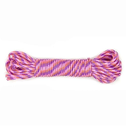 GUOZIF Cuerda de Paracord de 2 mm con núcleo de una hebra, cordón Multicolor para Hacer Pulseras y Joyas, Cuerda de Escalada de Paracord