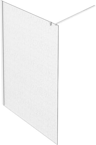 Paroi de douche JACOB DELAFON Contra textile 100cm + kit profilé Blanc mat