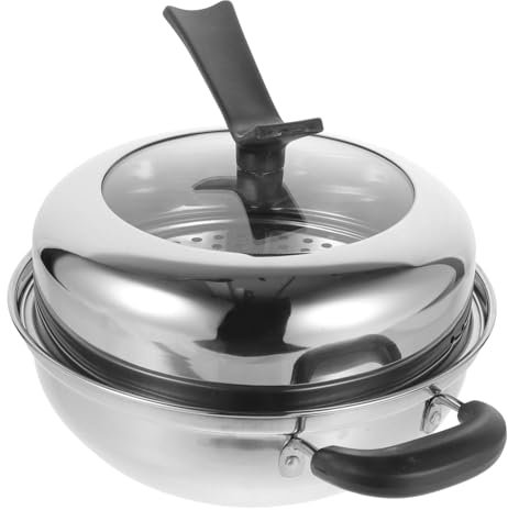 TOPPERFUN -suppentopf Mit Dampfgarerfunktion Für Hause Dampftopf Zum Kochen Aus Robustem Leicht Zu Reinzen
