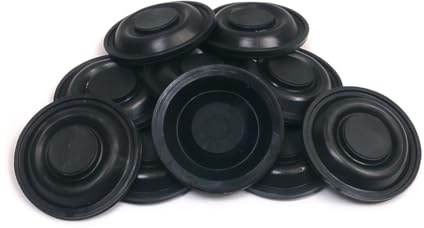 32mm Ballvalve Diaphragm Washers 1 1/4 Inch Black Rubber WC Float Valve Seal for Toilet Cistern Cold Water Pack of 10