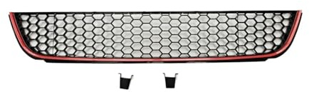 Griglia Radiatore Per VW Per Golf 6 Per MK6 Per Non-GTI 2009 2010 2011 2012 2013 Griglia Inferiore A Nido D'ape Per Paraurti Anteriore Per Auto(Red Line)