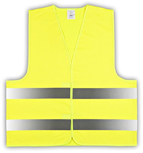 easyMesh 10er Pack Kinder Signalweste Warnweste Gelb Größe XS (ca.3-6 Jahre) e