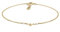 Elli Fußschmuck Damen Fußkettchen Seestern Perle Beach in 925 Sterling Silber vergoldet