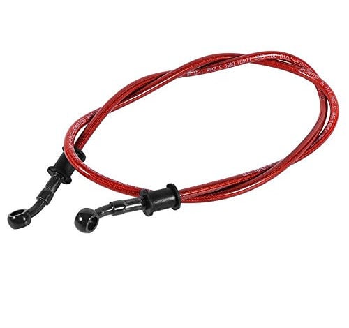 Stahlflex Kupplung Bremsschlauch Ölschlauch 500mm-1200 mm Motorrad Hydraulisch Verstärkt Bremse für Dirt Bike Enduro Motocross, 10 mm, 28°-Hohlschraube