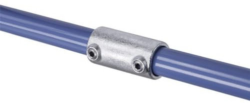 WITTKOWARE Rohrverbinder aus verzinktem Temperguss, für Rohr-Außendurchmesser 26,9mm (¾), Formteil: Verbinder, gerade, außen