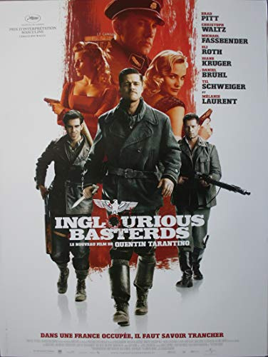 Inglourious Basterds Filmposter Quentin Tarantino (Format 53 x 40 cm)