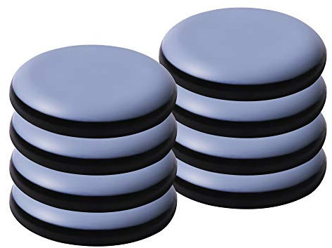 Furniture Sliders For Carpet And Hardwood Floors Adhesive Furniture Glides Self-Stick Furniture Sliders pads (round40mm, 8)