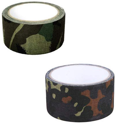 geo-versand 10 M! Army Panzertape Duckttape, Klebeband Camouflage Flecktarn Geocaching Tape