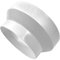 Fantronix Round Ducting Reducer 125mm to 100mm - 5 to 4 inch Duct Pipe Reduction Connector for Extractor Fans Tumble Dryer Cooker Hood and Ventilation Units