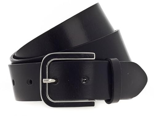 Vanzetti 35mm Leather Belt W85 Black