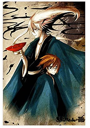 Anime-Poster Rise of The Yokai Clan 9, Leinwandposter, Schlafzimmer, Dekoration, Sport, Landschaft, Büro, Raumdekoration, Geschenk, 40 x 60 cm, ohne Rahmen: