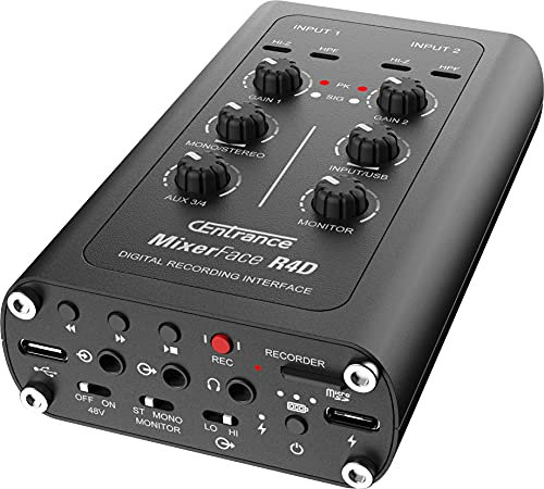 CEntrance MixerFace R4D mobiles Audio-Interface - Interface USB