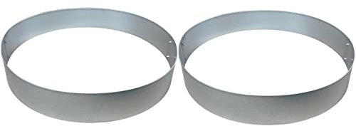 Premium Rasenkante Kreis Ø 70 cm Höhe 14 cm Beetumrandung Rasenbegrenzung Beeteinfassung 2 Stück (Set)